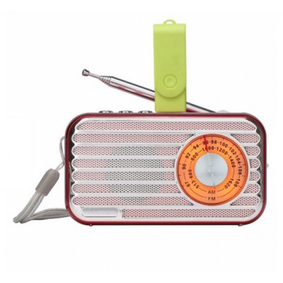 USB Speakers with vintage looking am fm radio USB Speakers with vintage looking am fm radio